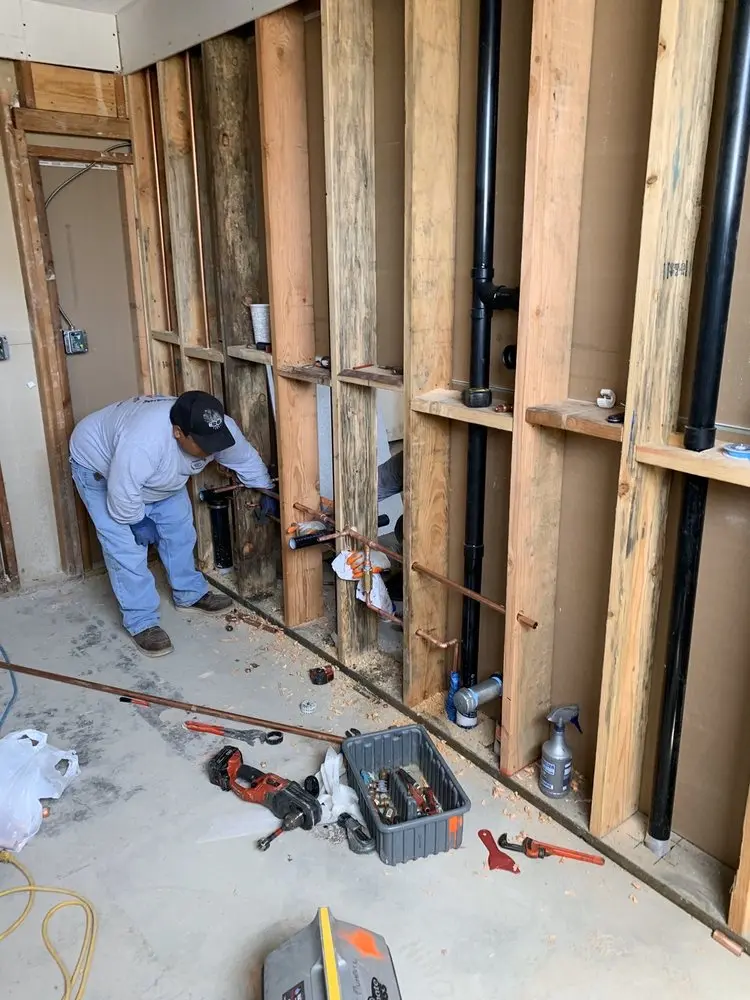 Commercial rough-in plumbing for Water Heater Replacement in Lake Forest